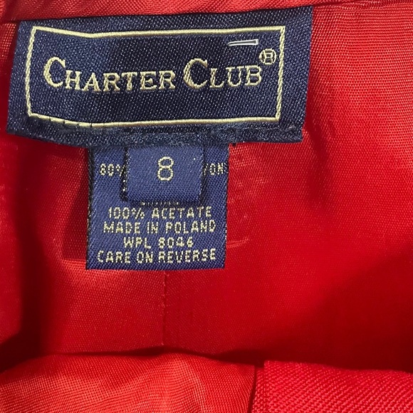 Linen blended red Bermudas short sizes 8, summer linen blended Bermuda - Picture 7 of 16